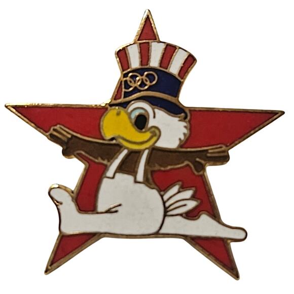 1984 Las Angeles Olympic Game Pin - Picture 1 of 2